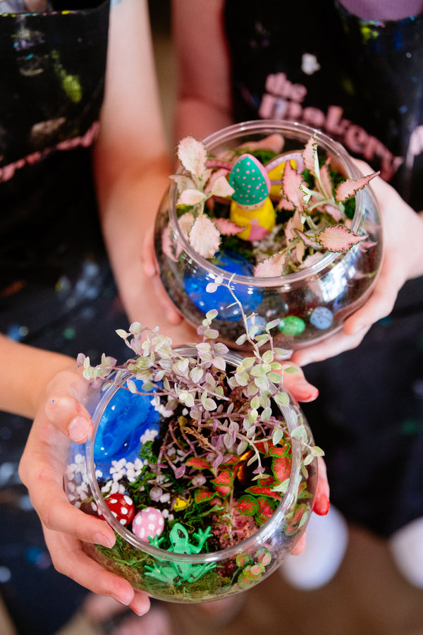 KIDS Tiny Terrarium Worlds Workshop