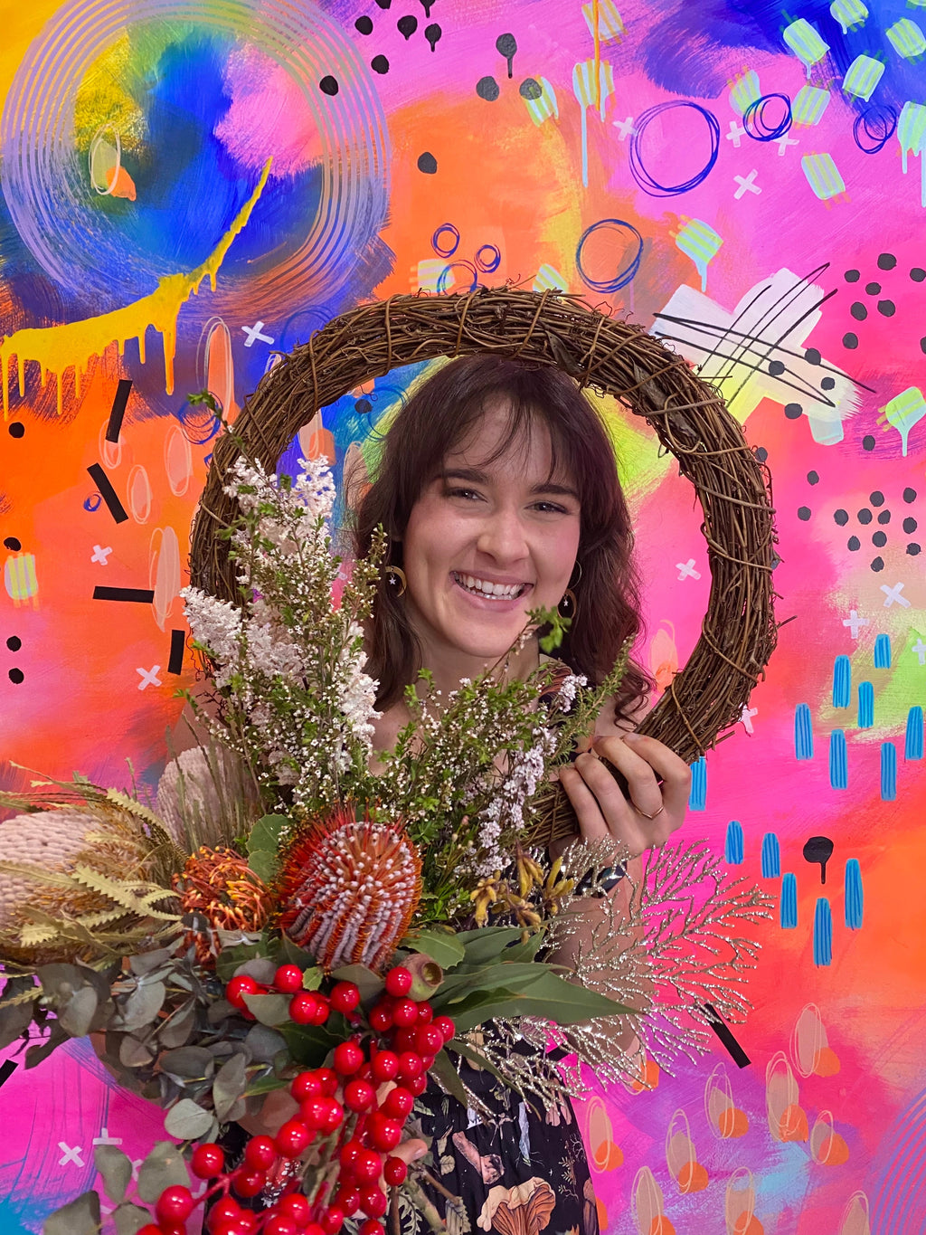 Native Festive Wreaths / Creative Floral Art / Adelaide Hills