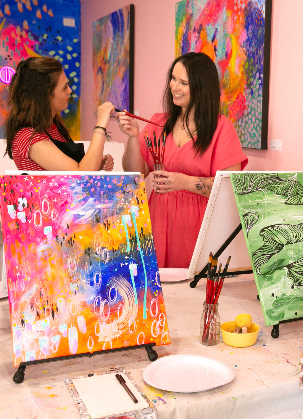 Meditate & Create / Canvas Painting / Art / Adelaide Hills