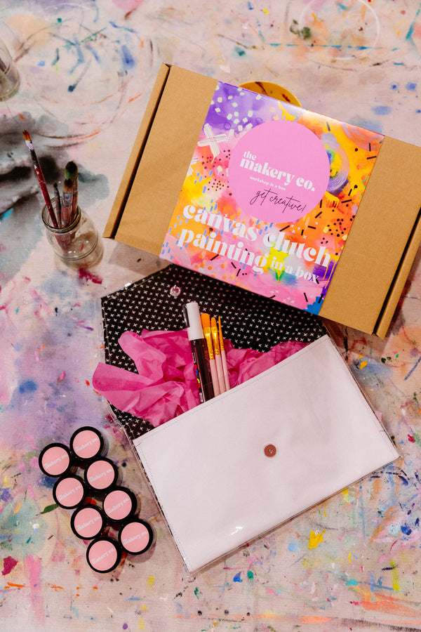 Workshop in a Box :: Clutch Painting