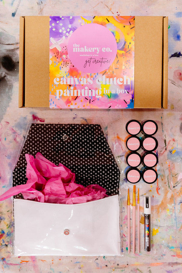 Workshop in a Box :: Clutch Painting