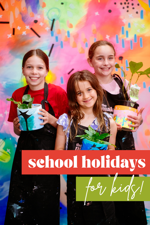 KIDS school holiday fun! Pots & Plants Workshop